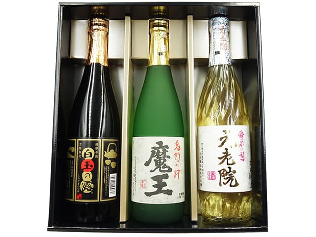 市場 送料無料 焼酎 1本 白玉の露 720ml×3本セット 2本 全て魔王の蔵が製造 ギフトセット 魔王